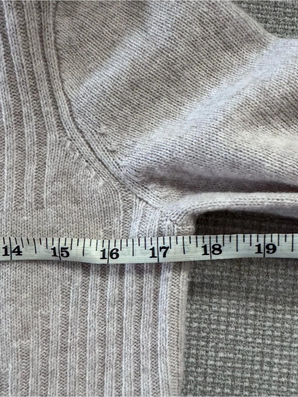 Madewell 100 % Merino wool Ribbed Yoke Button-Side Sweater cream XS
